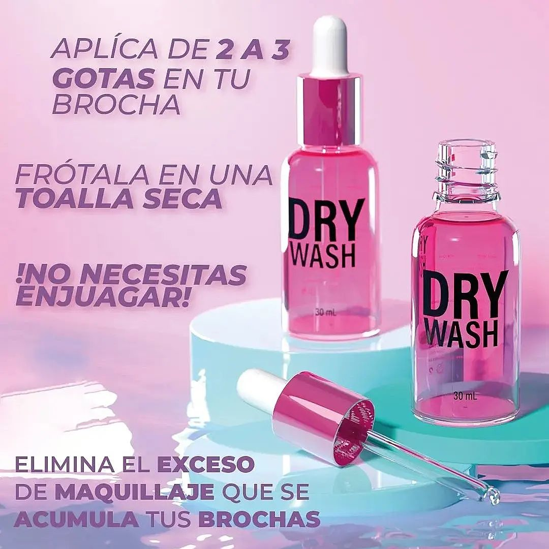 Dry wash lavado de brochas, Piel de Oro