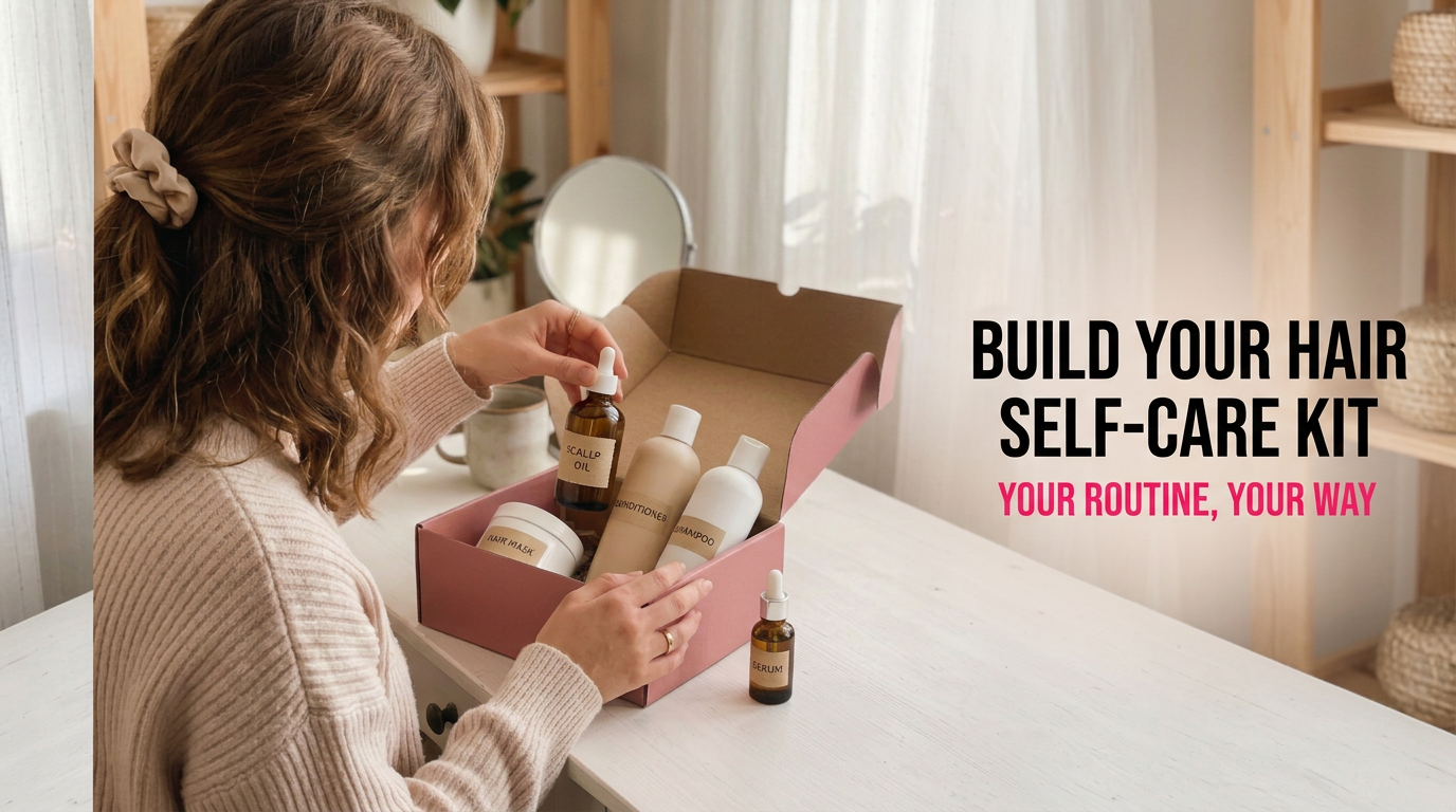Build your hair self-care kit, your routine your way
