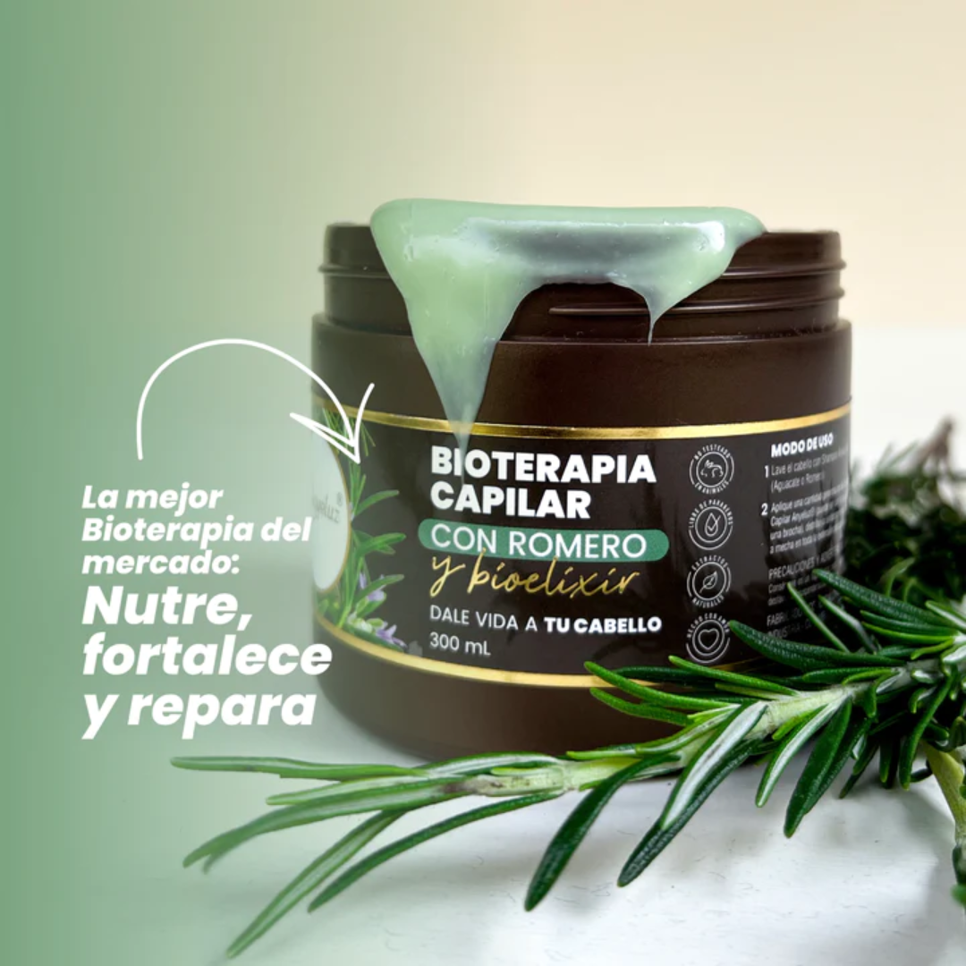 Bioterapia Capilar con Romero y Bioelixir, Anyeluz