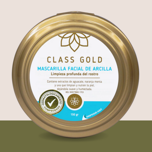 Mascarilla Facial de Arcilla Class Gold