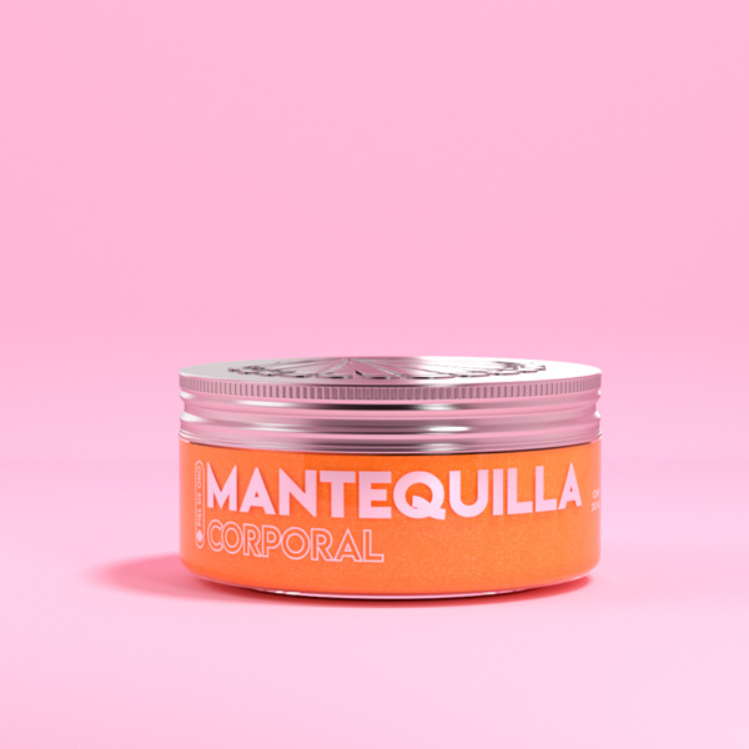 Mantequilla Corporal Naranja, Piel de Oro