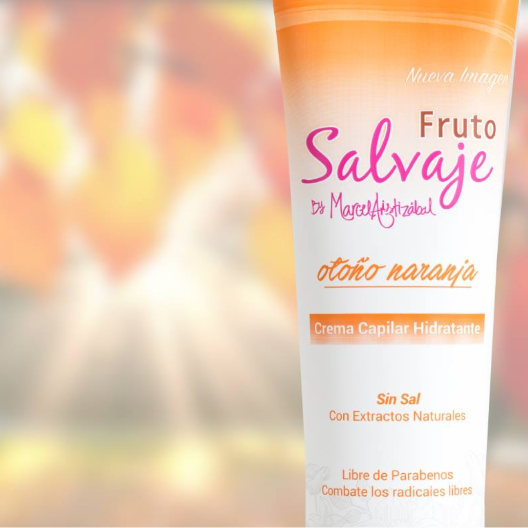 Crema Capilar Hidratante Otoño Naranja, Fruto Salvaje