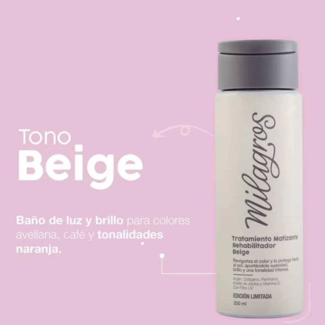 Tratamiento Matizante Beige, Milagros