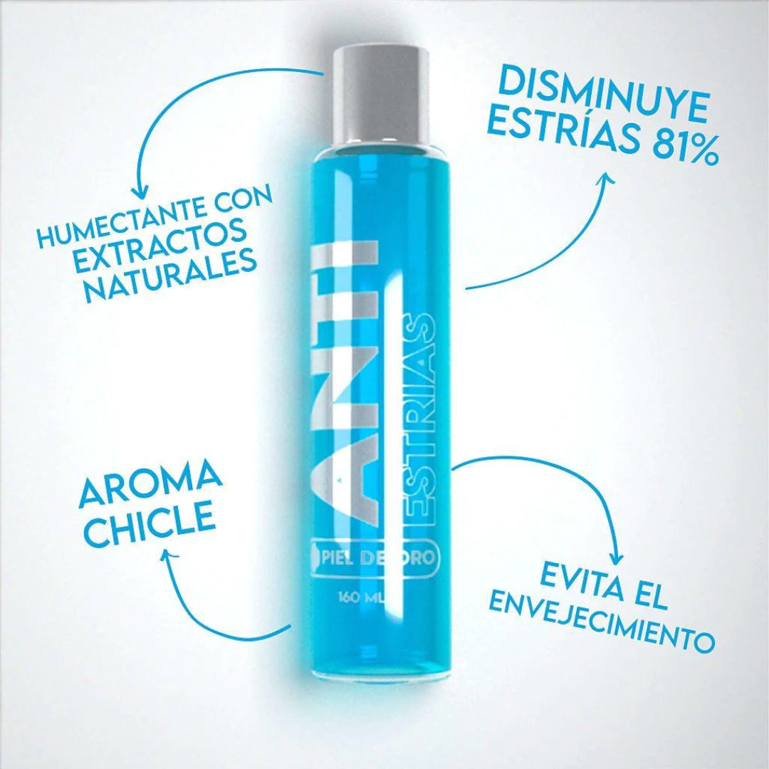 Aceite Anti Estrías, Piel de Oro