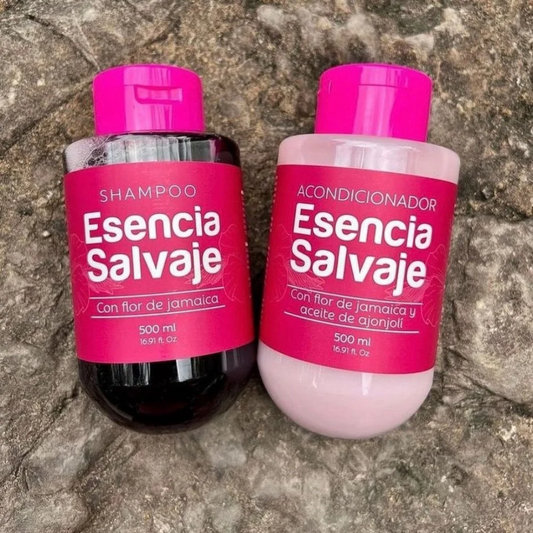 Shampoo con Flor de Jamaica, Esencia Salvaje