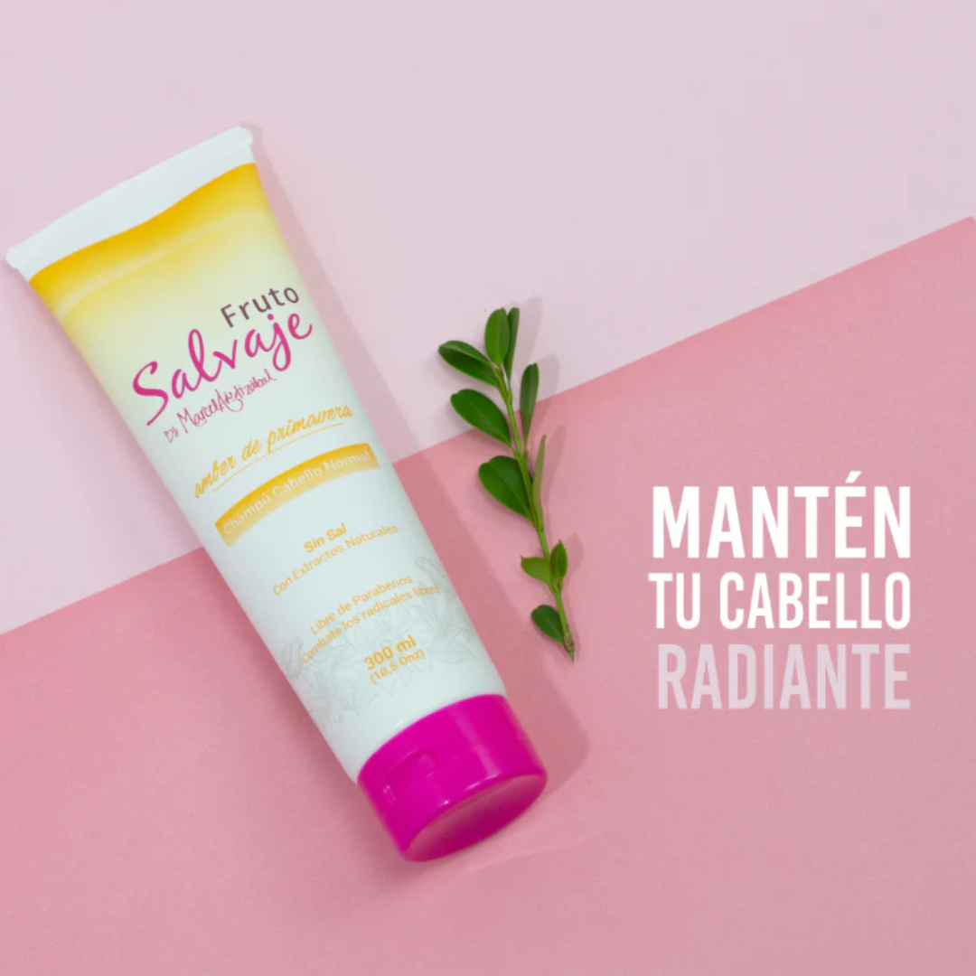 Shampoo cabello normal Amber de Primavera, Frutos Salvajes