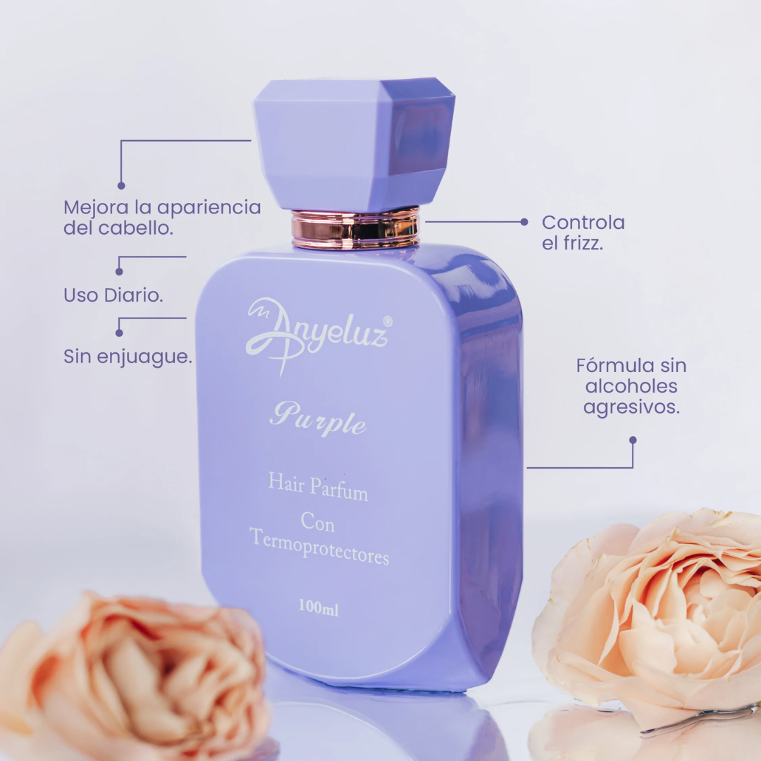 Perfume capilar Purple, Anyeluz