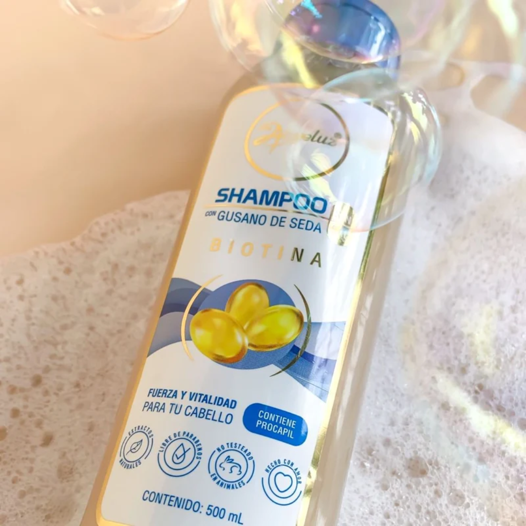 Shampoo con Gusano de Seda, Anyeluz