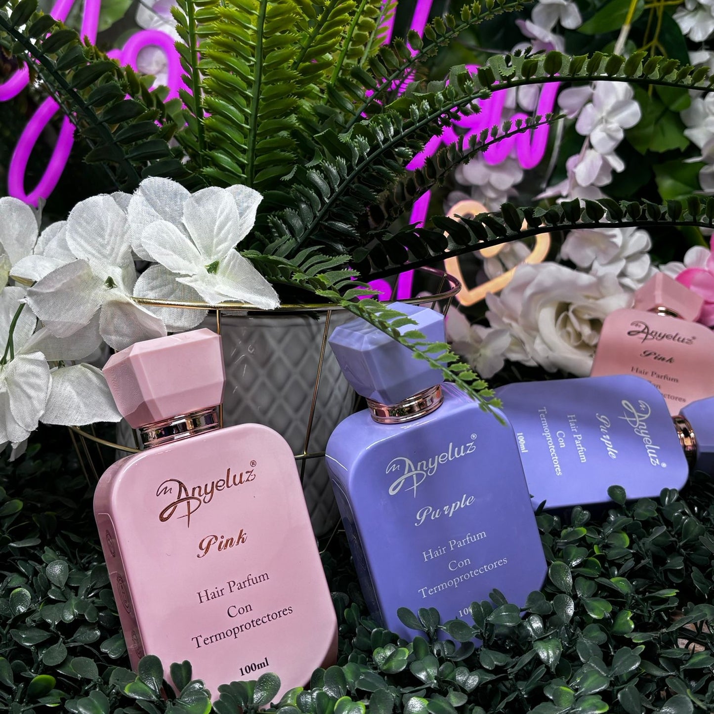 Perfume capilar Purple, Anyeluz